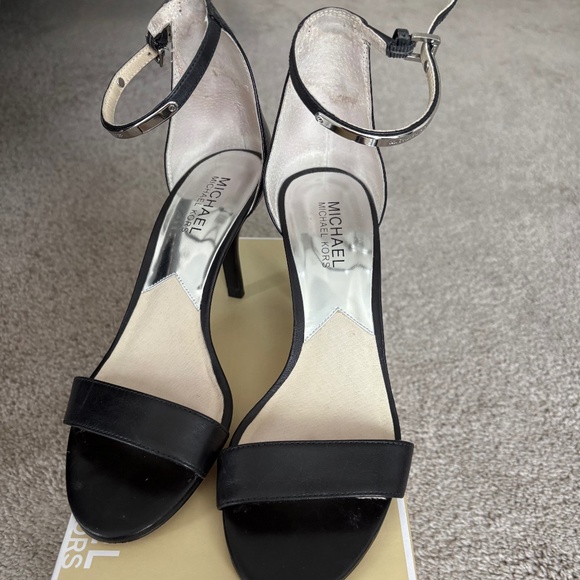 Michael Kors black strappy heels - Picture 1 of 3
